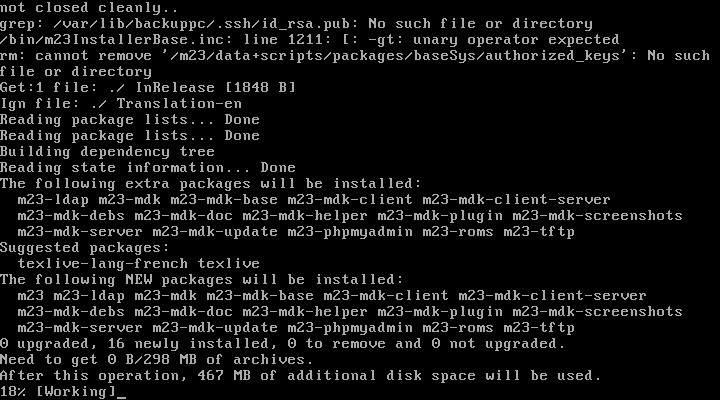 m23 server [Running] - Oracle VM VirtualBox_015