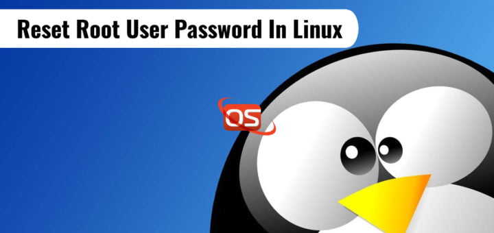 Reset Root User Password In Linux