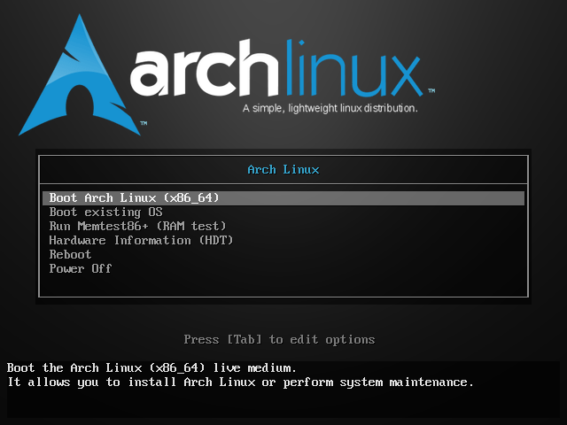 Hasil gambar untuk Arch Linux bootable USB
