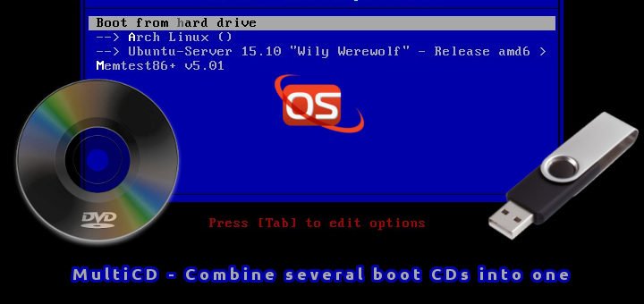 MultiCD - Create Multiboot CD, DVD, and USB Images