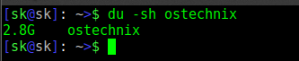 How to find the size of a directory in Linux - OSTechNix