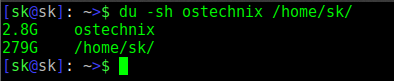 How to find the size of a directory in Linux - OSTechNix