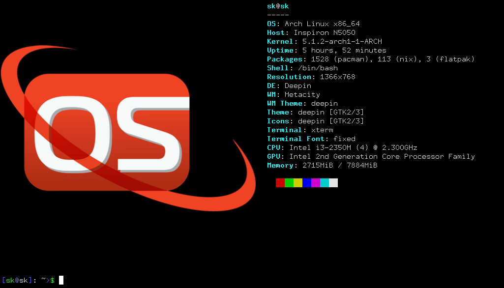Neofetch Display Linux system Information In Terminal