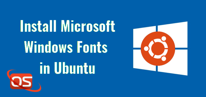 Install Microsoft Windows Fonts in Ubuntu