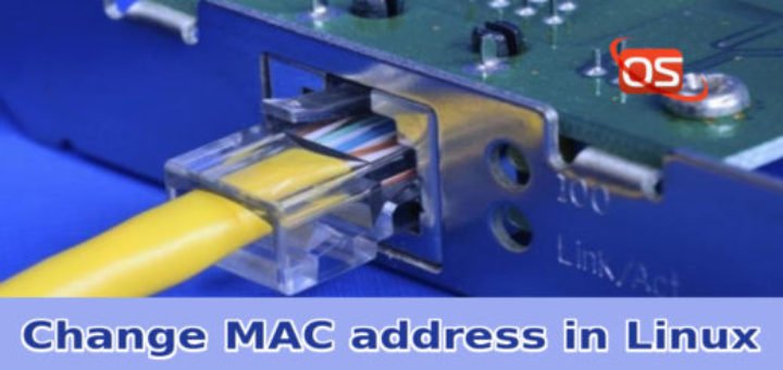 change mac address in linux