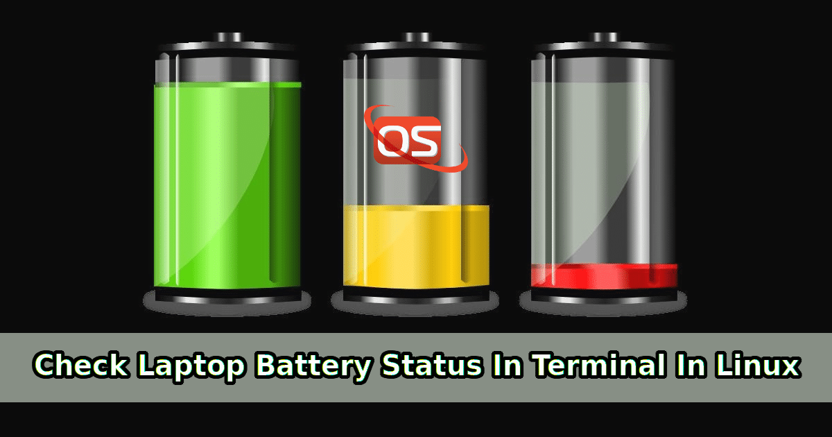 laptop battery check how condition Linux Status In Terminal How Check To Battery In Laptop