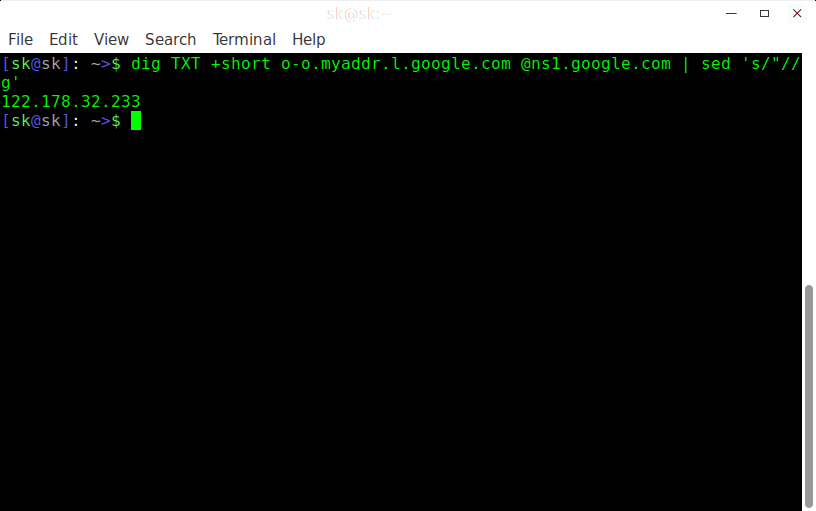 What is my ip address debian What is my ip address debian