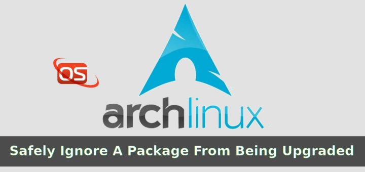 Ignore A Package From Being Upgraded in Arch Linux