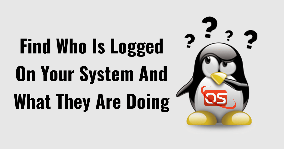 Find Who Is Logged On Your System
