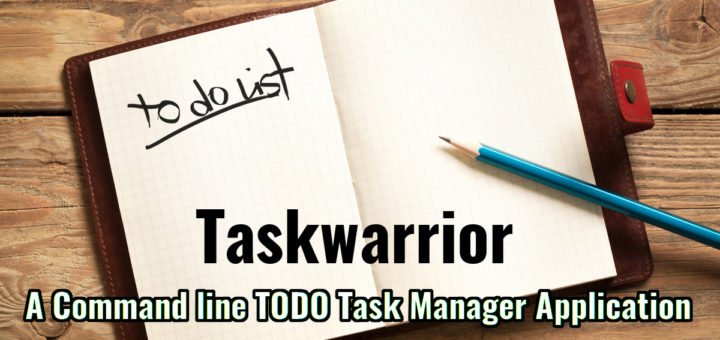 Taskwarrior - Command line TODO Task Manager Application
