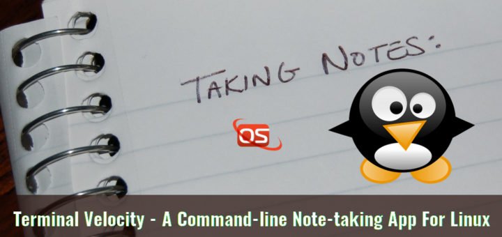 Terminal Velocity - A Command-line Note-taking Application For Linux