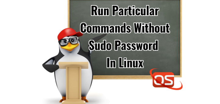 Run Particular Commands Without Sudo Password