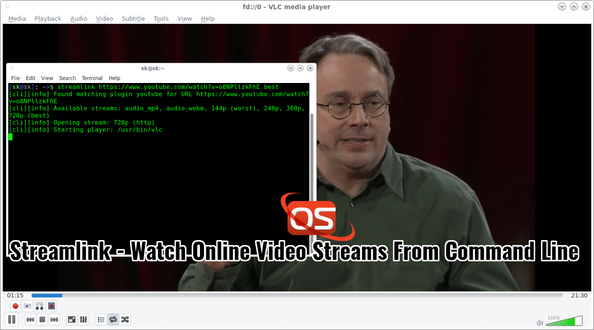 Streamlink – Watch Online Video Streams From Command Line