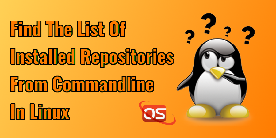 Find The List Of Installed Repositories