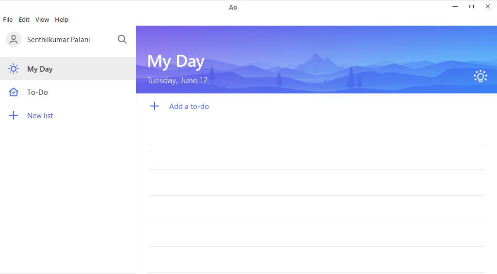 ao an elegant microsoft todo desktop app ostechnix microsoft todo list