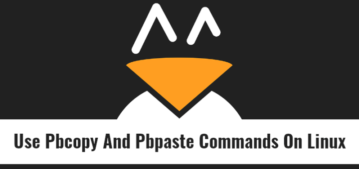 Pbcopy And Pbpaste Commands