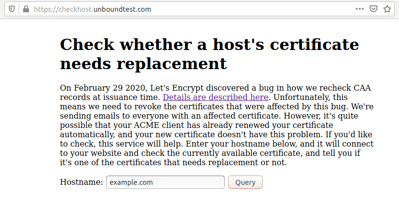 How To Check If Your Domain Is Affected By Letsencrypt CAA Rechecking Bug