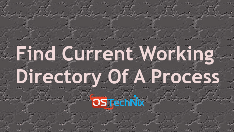How To Find Current Working Directory Of A Process Using Pwdx In Linux